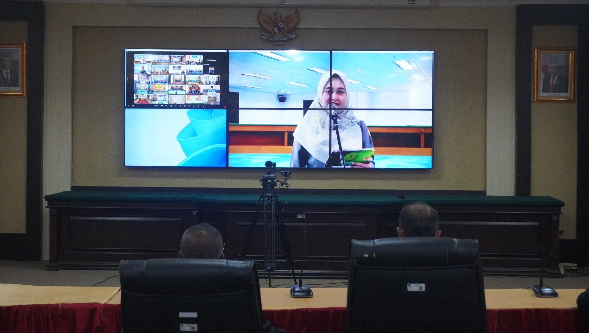 Pengadilan Tinggi Agama Padang Mengikuti Kegiatan Penandatanganan MoU antara Direktorat Jenderal Badan Peradilan Agama MA RI dan Institut Agama Islam Negeri IAIN Kudus