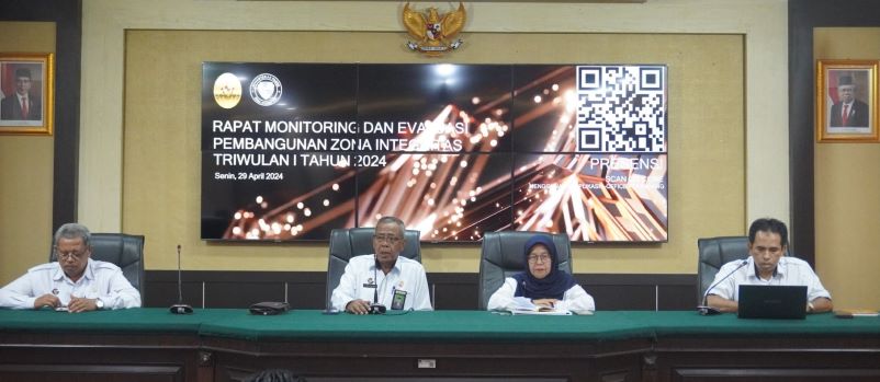 PTA Padang Monitoring dan Evaluasi Zona Integritas Triwulan I Tahun 2024